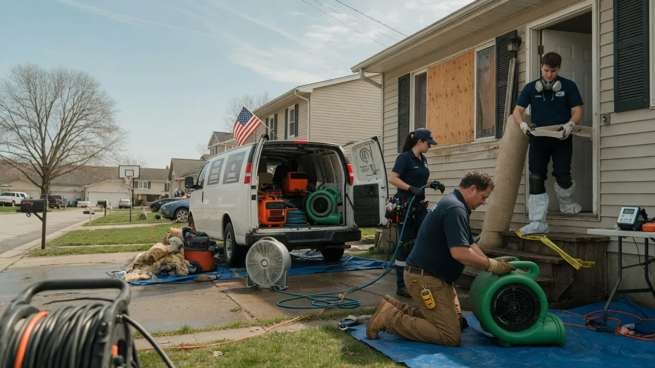 Water Damage Restoration in Cortland, OH near me